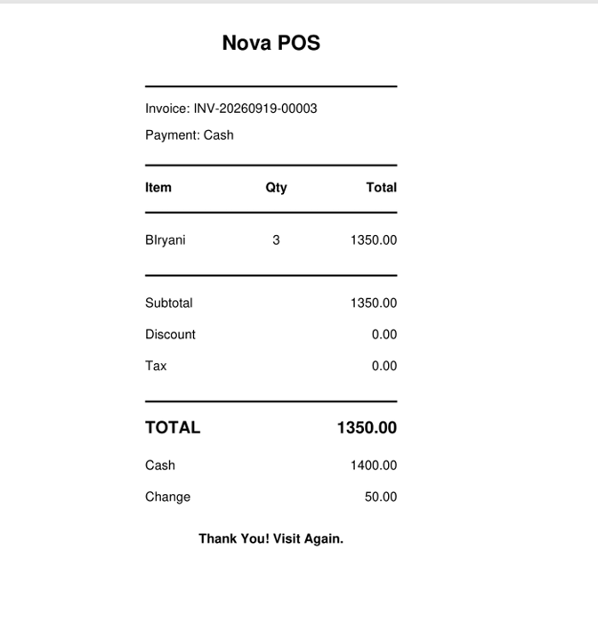Nova POS Pro screenshot
